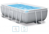 INTEX Prism Frame Rectangular Pools Piscine 300 x175 x80cm avec filtration 26784GN