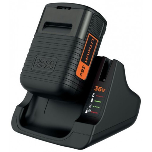 Black & Decker BDC2A36 Batterie Slide Pack 36V / 2,0Ah + chargeur 1