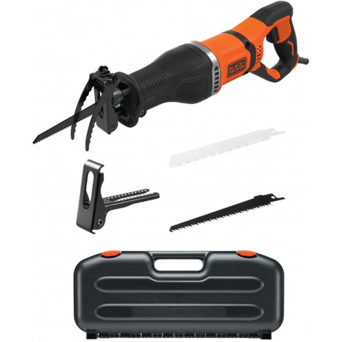 Black & Decker BES301K Scie sabre 750W avec contrôle de vitesse, coffret