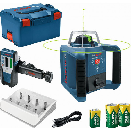 BOSCH GRL 300 HVG PROFESSIONAL Laser rotatif + LR 1 G, L-Boxx 0601061704