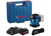 BOSCH GEX 185-Li Ponceuse excentrique sans fil, 1× GBA 18V 4.0Ah, coffret 06013A5021