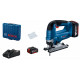 BOSCH GST 185-LI Scie sauteuse sans fil, 2x 4,0 Ah, GAL 18V-40, coffret, 06015B3024