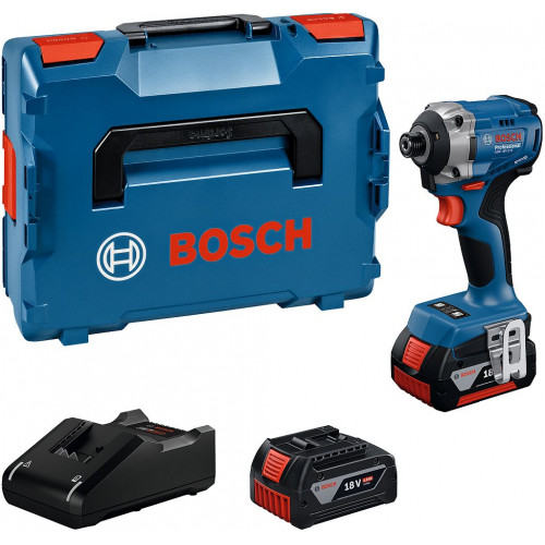 BOSCH GDR 18V-215 PROFESSIONAL Visseuse a chocs sans fil, 2x GBA 4.0Ah, L-BOXX 06019N2002