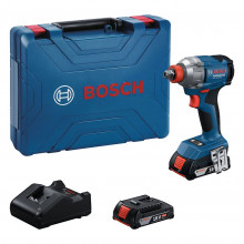 BOSCH GDX 18V-285 PROFESSIONAL Visseuse a chocs/boulonneuse, 2x GBA 18V 2.0Ah, 06019N2122