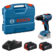 BOSCH GSR 18V-65 PROFESSIONAL Perceuse-visseuse, 2× GBA 4.0Ah, L-case 06019N3231