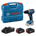 BOSCH GSR 18V-65 PROFESSIONAL Perceuse-visseuse, 2× GBA 4.0Ah, L-case 06019N3231