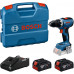 BOSCH GSR 18V-65 PROFESSIONAL Perceuse-visseuse, 2× GBA 5.0Ah, L-Case 06019N3232