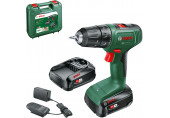 BOSCH EasyDrill 18V-40 (2x 2 Ah) + AL18V-20 Perceuse-visseuse 2 vit. sans-fil 06039D8005