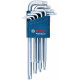 BOSCH Set de 9 clés mâles pour vis Torx 1600A01TH4