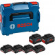 BOSCH 4 batteries ProCORE18V 4.0Ah + 2 batteries ProCORE18V 8.0Ah PROFESSIONAL 1600A02A2T