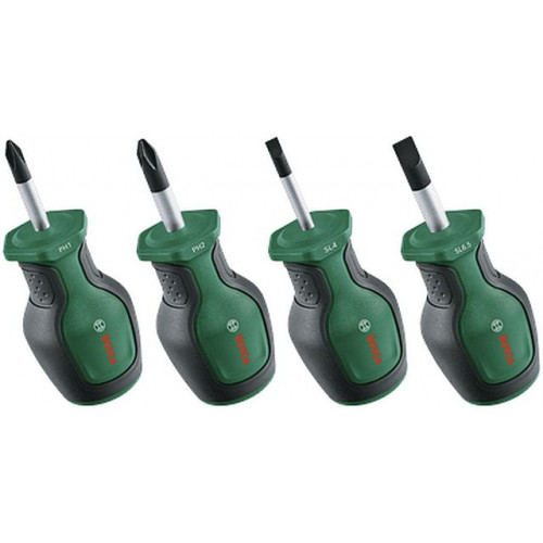 BOSCH Set de 4 tournevis extra-courts 1600A032UJ