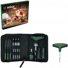 BOSCH Calendrier de l'Avent Outils a main 2024, 33 pcs 1600A0349X