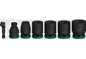 BOSCH PRO Impact Socket Set avec adaptateur, 1/2", Standard, 7 pces 2608003032