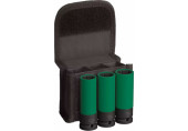 BOSCH PRO Impact Socket Set avec manchons en PET, 1/2", Tres profond, 3 pces 2608003033