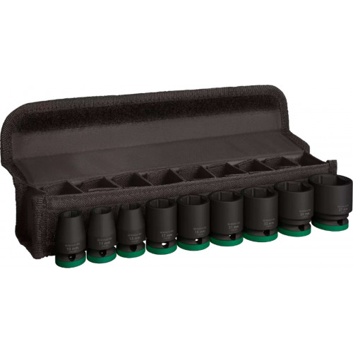 BOSCH PRO Impact Socket Set, 1/2", Standard, 9 pces 2608003038