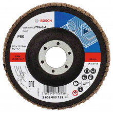 BOSCH Plateau a lamelles X431, Standard for Metal, 115 mm, 22,23 mm, 60 2608603713