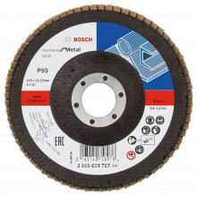 BOSCH Plateau a lamelles X431, Standard for Metal, 125 mm, 22,23 mm, 60 2608603717