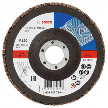 BOSCH Plateau a lamelles X431, Standard for Metal, 125 mm, 22,23 mm,120 2608603719