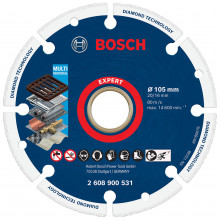 BOSCH Disque a tronçonner EXPERT Diamond Metal Wheel 105 x 20/16 mm 2608900531