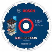 BOSCH Disque a tronçonner EXPERT Diamond Metal Wheel 180 x 22,23 mm 2608900535