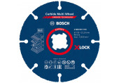 BOSCH Disque a tronçonner EXPERT Carbide Multi Wheel X-LOCK 125 mm, 22,23 mm 2608901193