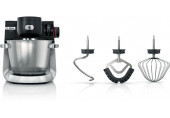 Bosch Série 6 Robot pâtissier avec balance 1600 W Noir, Inox brossé MUMS6ZS00