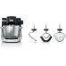 Bosch Série 6 Robot pâtissier avec balance 1600 W Noir, Inox brossé MUMS6ZS00