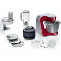 Bosch MUM5 Robot pâtissier (1000W/Rouge,argent) MUM58720