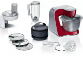 Bosch MUM5 Robot pâtissier (1000W/Rouge,argent) MUM58720