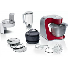 Bosch MUM5 Robot pâtissier (1000W/Rouge,argent) MUM58720