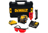 DeWALT DCE0822D1R Laser en croix a 2 points, rouge, XR (10,8V/1x2,0Ah) Coffret Tstak