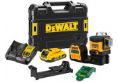 DeWALT DCE089D1G18 Niveau laser multi-lignes 3 x 360° (1x2,0Ah/18V/12V)