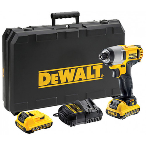 DeWALT DCF815D2 Visseuse a chocs 1/4" (107Nm/10,8V/2x2Ah) coffret