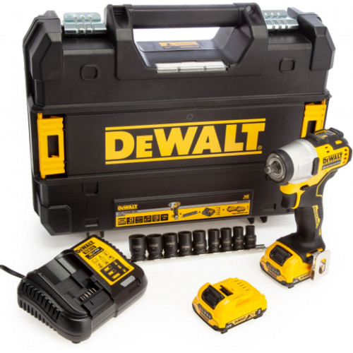 DeWALT DCF902D2K Clé a chocs a batterie 3/8" (270Nm/12V/2x2,0Ah)Tstak