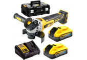 DeWALT DCG405H2T Meuleuse (125mm/18V/2x5,0Ah PowerStack) coffret Tstak