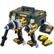 DeWALT DCK2200H2T Pack combo (DCD1007 + DCF860 + 18V/2x5,0Ah PowerStack) Tstak