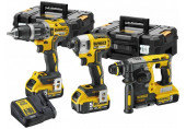 DeWALT DCK368P3T Kombo pack 18V (DCH273,DCD796,DCF887,3 x DCB184,TSTAK II X2,DCB115)