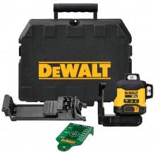 DeWALT DCLE34031N Laser croix a nivellement 3x360° faisceau vert XR (18V/sans batterie)