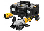 DeWALT DCS571E1T Scie circulaire (115mm/18V/1x1,7Ah PowerStack) sans chargeur, Tstak