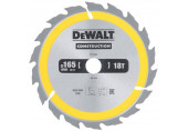 DeWALT DT1933 Lame de scie circulaire, 165x20 mm, 18 dents