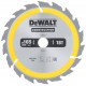 DeWALT DT1933 Lame de scie circulaire, 165x20 mm, 18 dents