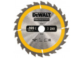 DeWALT DT1934 Lame de scie circulaire, 165x20 mm, 24 dents