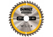 DeWALT DT1945 Lame de scie circulaire, 190 x 30 mm, 40 dents