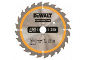 DeWALT DT1949 Lame de scie circulaire, pour scies circulaires sans fil, 165/20 mm, 24 dent