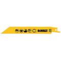 DeWALT DT2346 HCS 152 x 1,4 mm Lames de scie sabre pour métal 5 Pieces