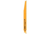 DeWALT DT2402 HCS 203 x 2.4 - 4 mm Lames de scie sabre pour bois 5 Pieces