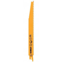 DeWALT DT2402 HCS 203 x 2.4 - 4 mm Lames de scie sabre pour bois 5 Pieces