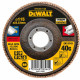 DeWALT DT30601 Disque a Lamelle K40 Plat, Gris, 115 mm