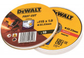 DeWALT DT3506 10 x Disque a tronçonner 115 x 1.0 mm