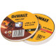 DeWALT DT3506 10 x Disque a tronçonner 115 x 1.0 mm